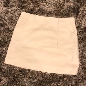 J Crew cream wool skirt size 4